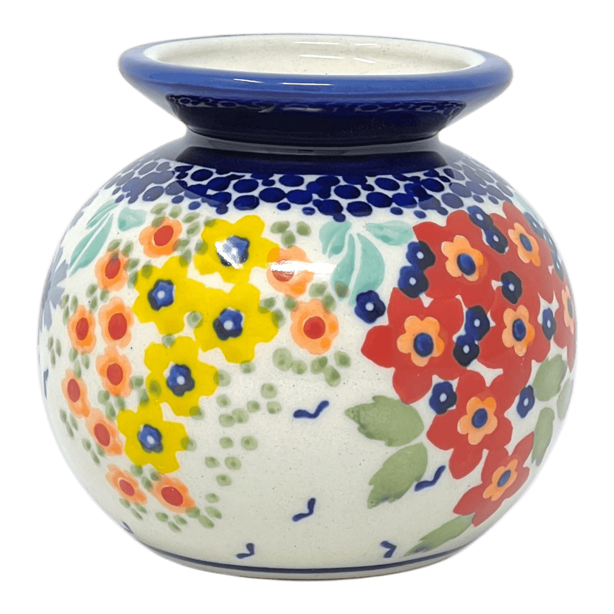 Vase, Bubble, Small 3.75" in "Brilliant Garden" by Manufaktura | W001S-DPLW