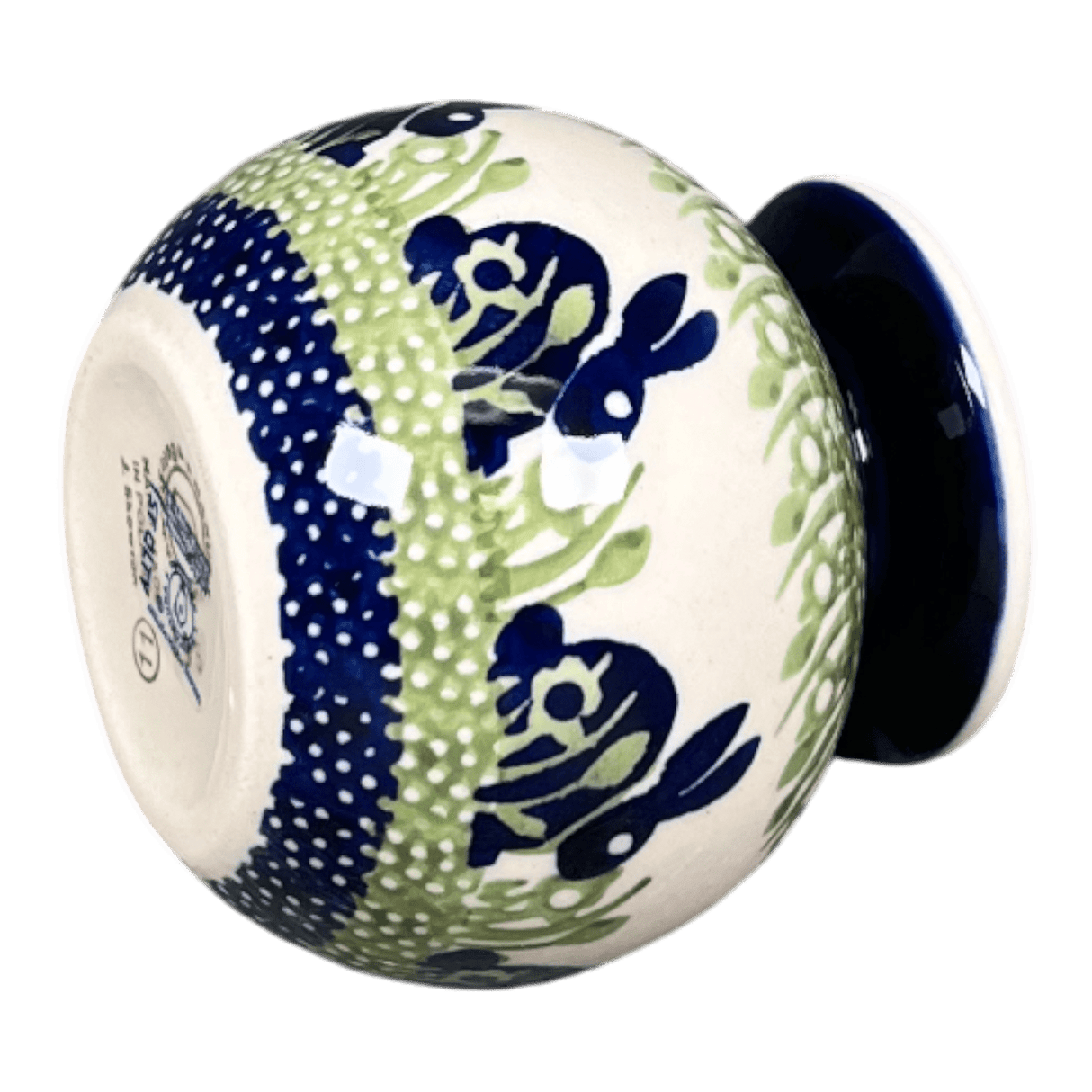 Vase, Bubble, Small 3.75" in "Bunny Love" by Manufaktura | W001T-P324