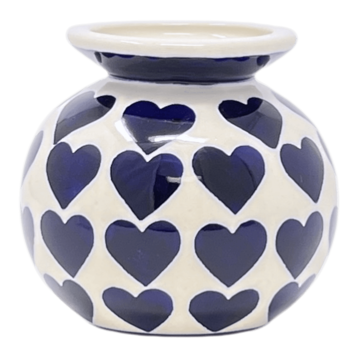 Vase, Bubble, Small 3.75" in "Whole Hearted" by Manufaktura | W001T-SEDU
