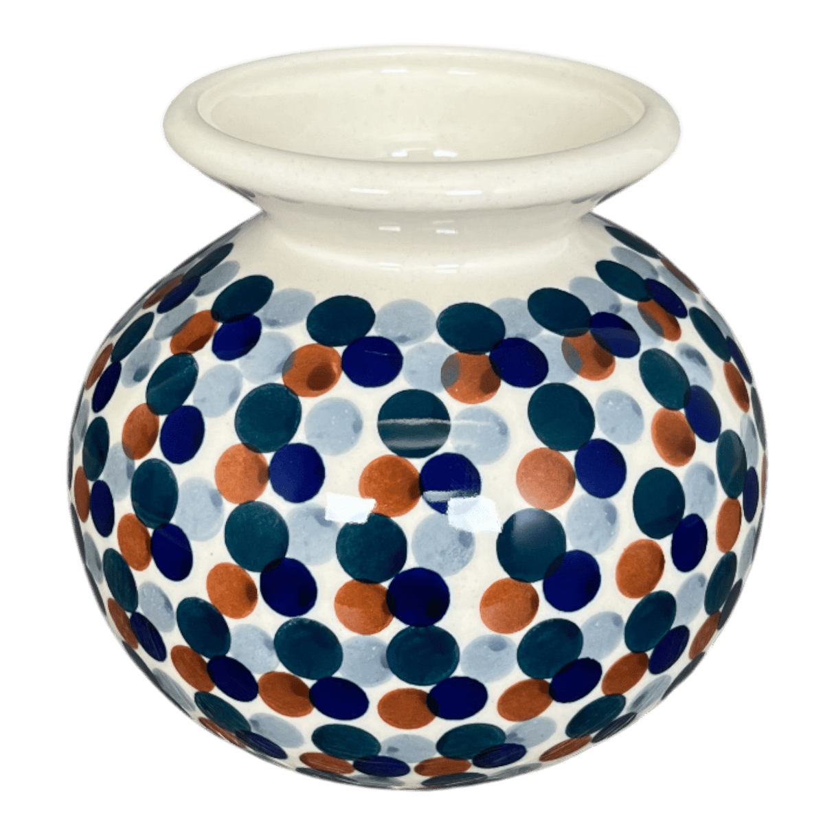 Vase, Bubble, 4.75" in "Fall Confetti" by Manufaktura | W002U-BM01