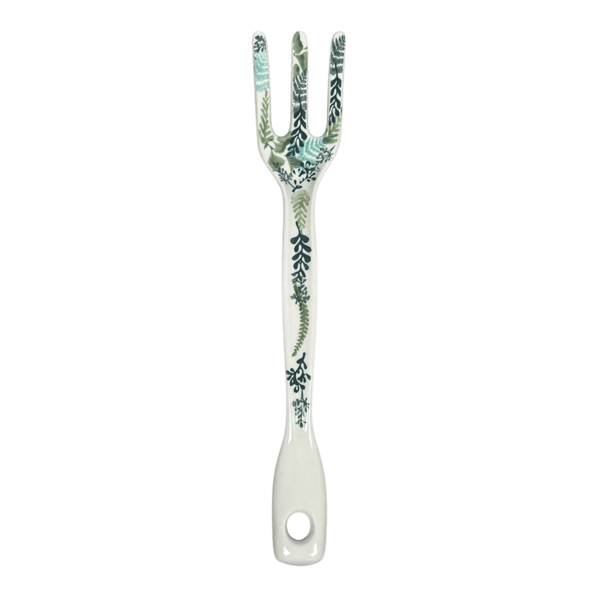 Fork, Serving Fork, 12" in "Scattered Ferns" by Manufaktura | W011S-GZ39