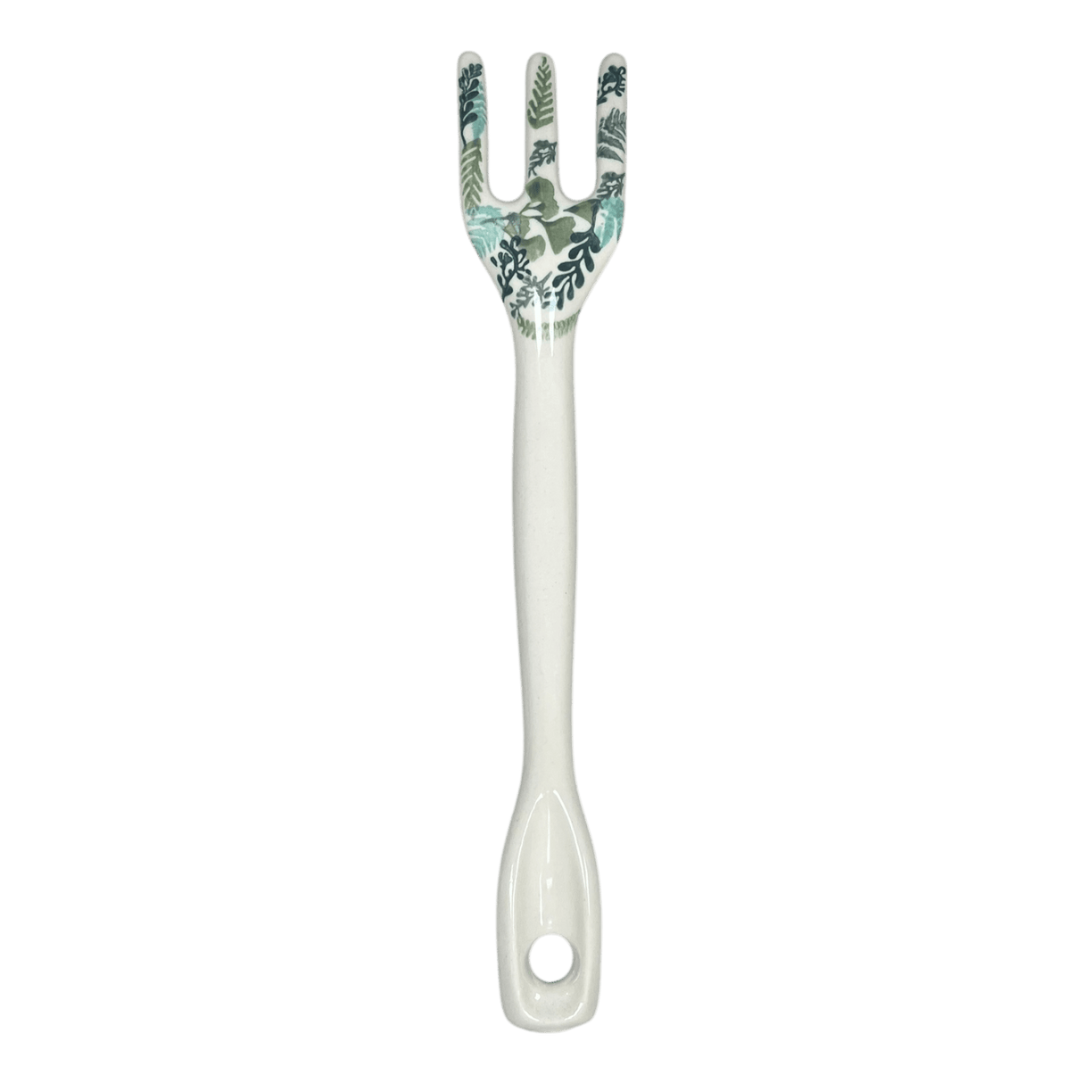 Fork, Serving Fork, 12" in "Scattered Ferns" by Manufaktura | W011S-GZ39