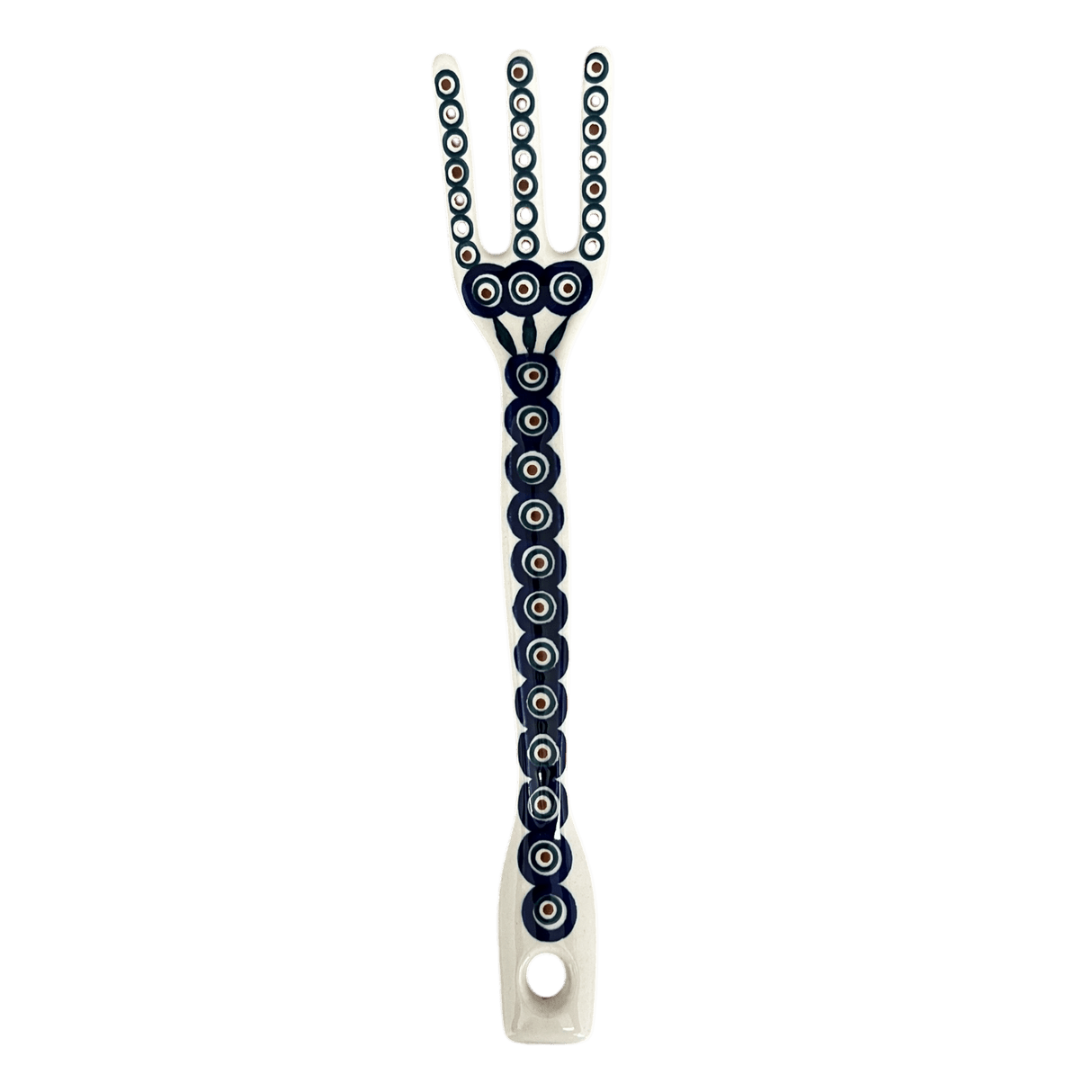 Fork, Serving Fork, 12" in "Peacock" by Manufaktura | W011T-54