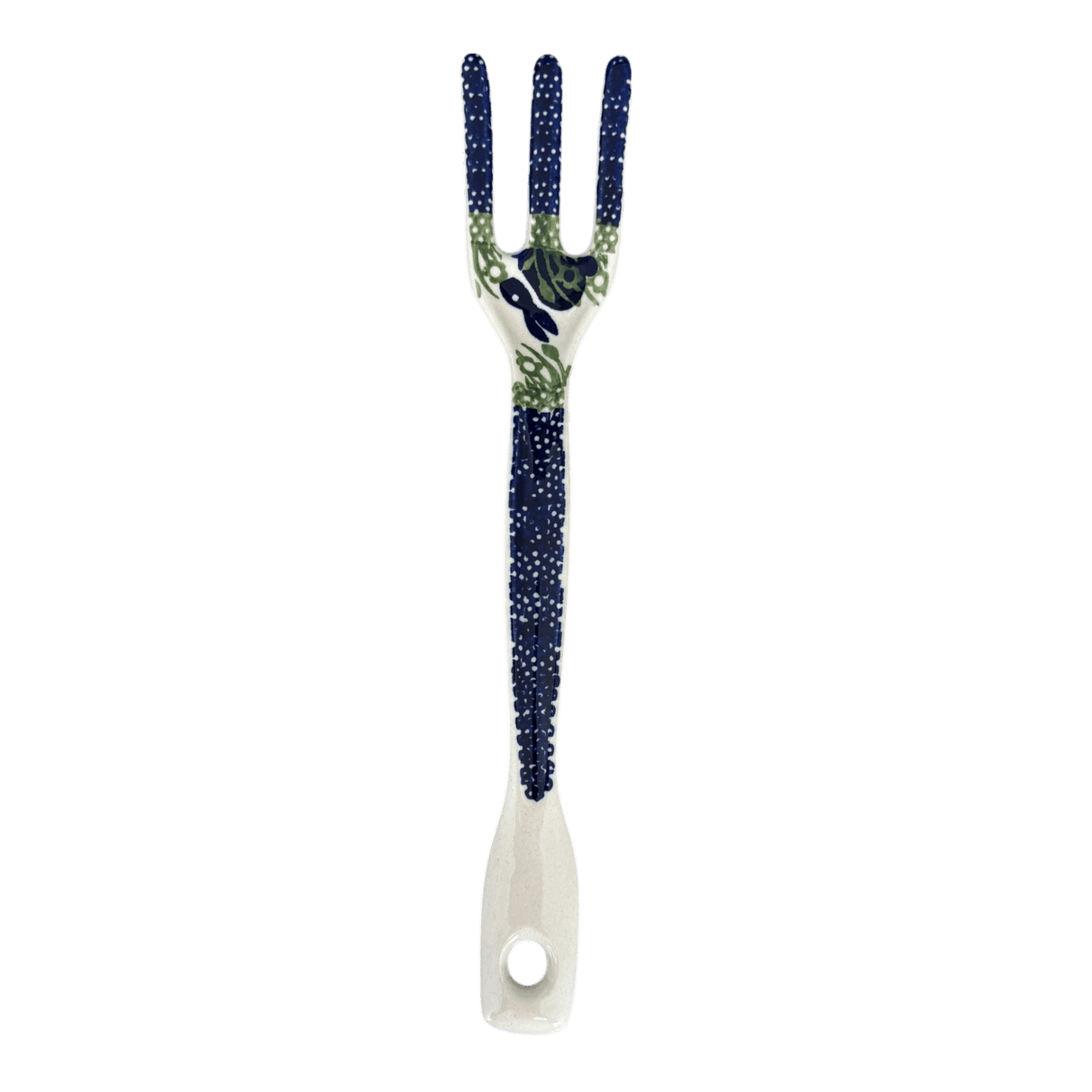Fork, Serving Fork, 12" in "Bunny Love" by Manufaktura | W011T-P324