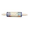 Polish Pottery Rolling Pin (Brilliant Garden) | W012S-DPLW at PolishPotteryOutlet.com