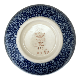 Polish Pottery 8" Vase (Blue Life) | W020S-EO39 Additional Image at PolishPotteryOutlet.com