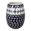 Polish Pottery 8" Vase (Floral Peacock) | W020T-54KK at PolishPotteryOutlet.com