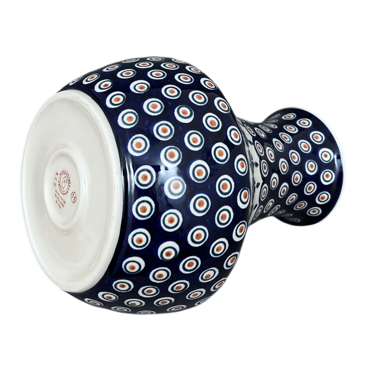 Vase, 10" in "Floral Peacock" by Manufaktura | W025T-54KK