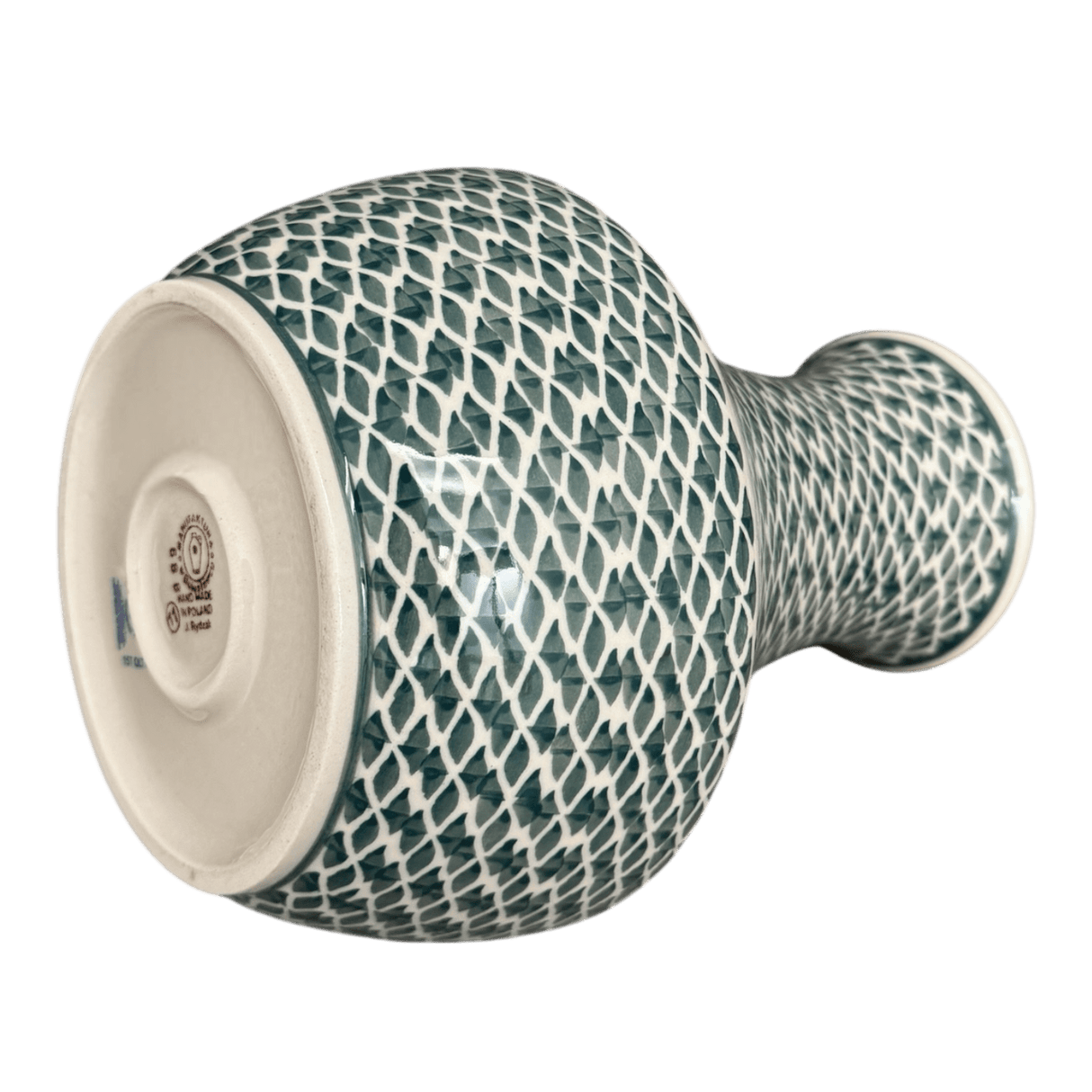 Vase, 10" in "Woven Pansies" by Manufaktura | W025T-RV