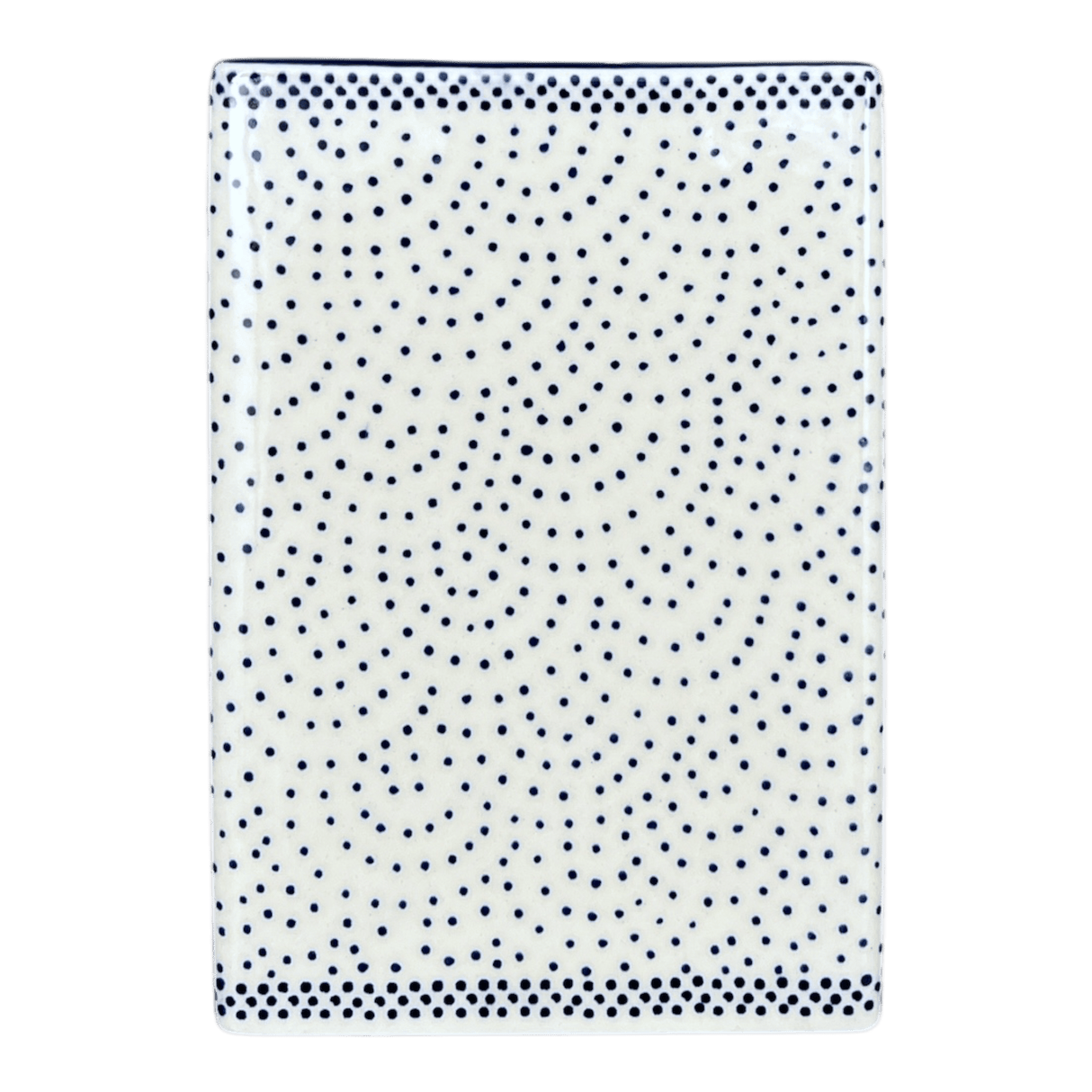 Vase, Triangular, 8" x 4.75" in "Misty Blue" by Manufaktura | W027U-61A