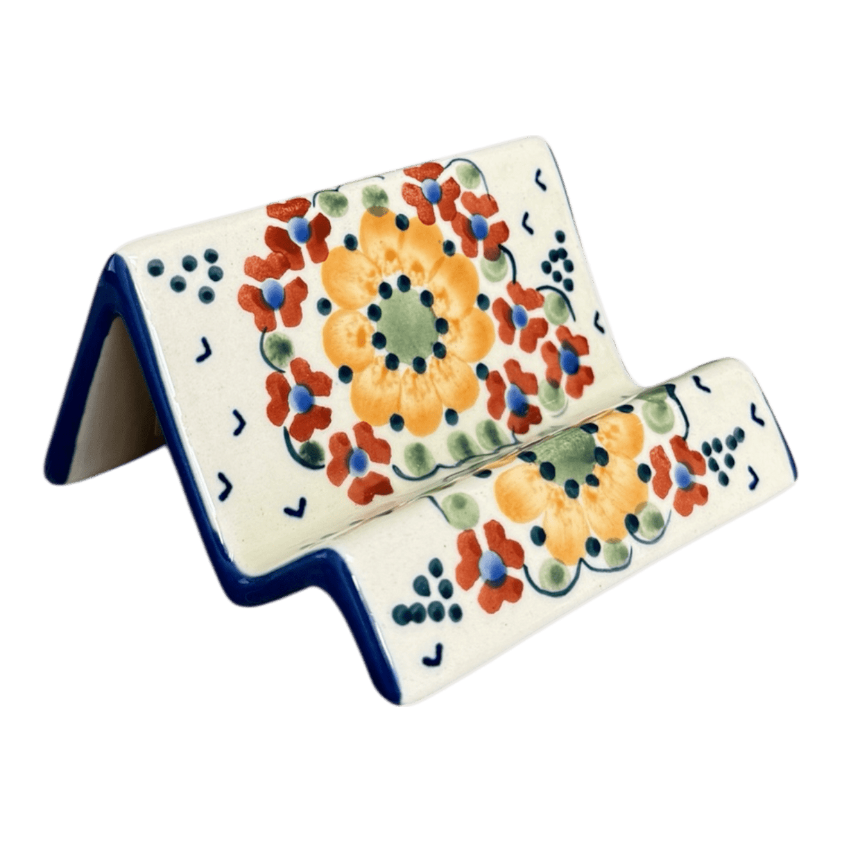 Stand, Card/Phone, 4" x 2" in "Autumn Harvest" by Manufaktura | W049S-LB