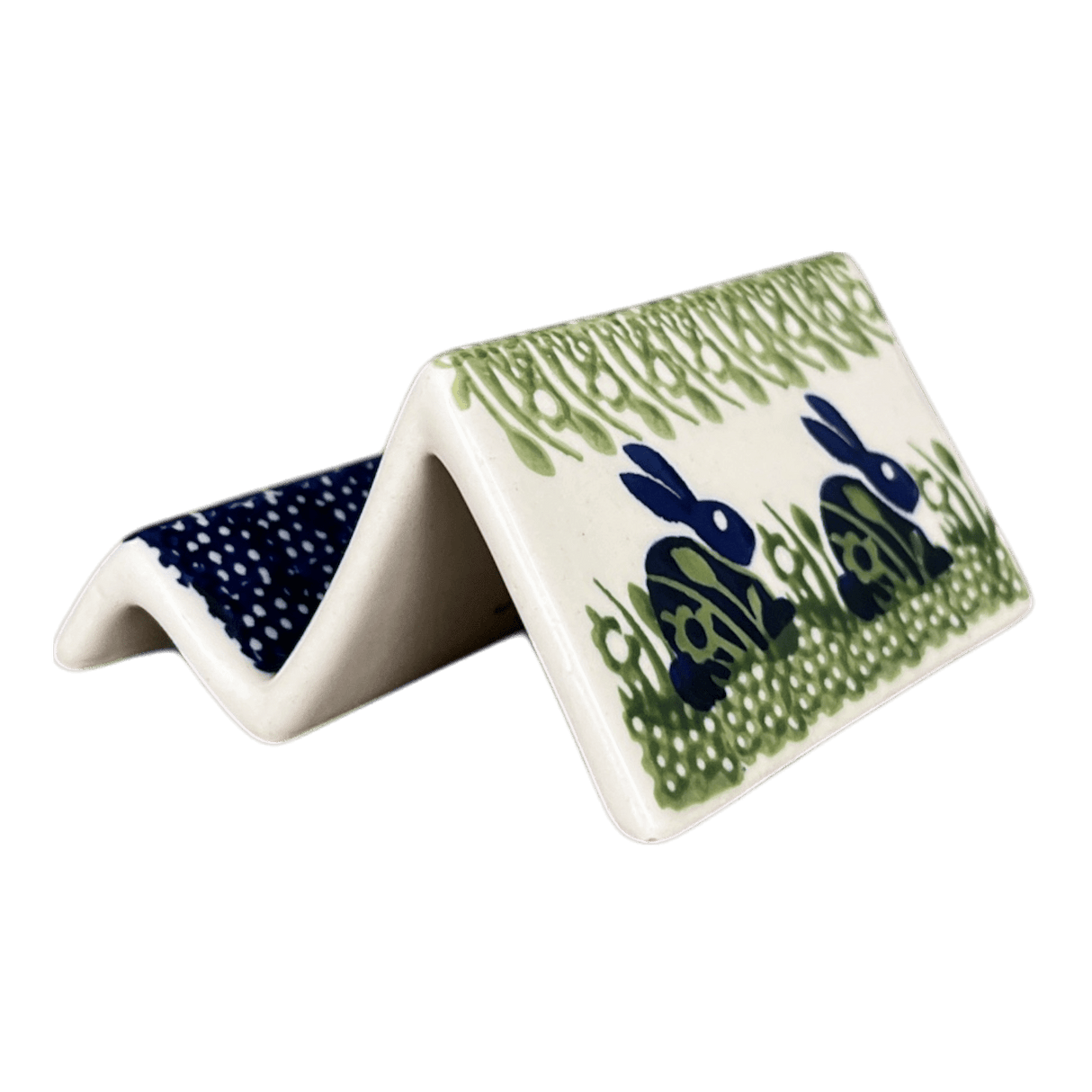 Stand, Card/Phone, 4" x 2" in "Bunny Love" by Manufaktura | W049T-P324