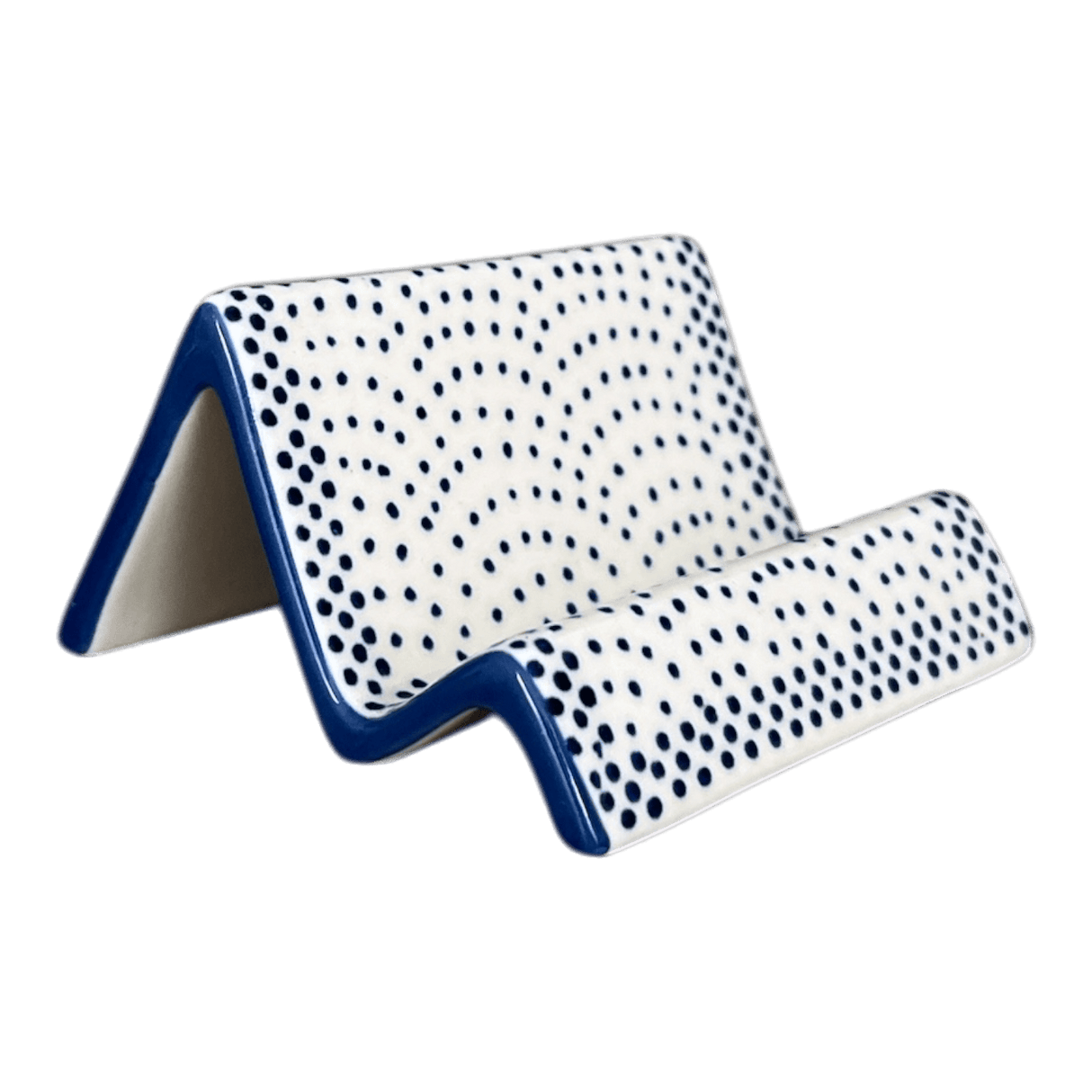 Stand, Card/Phone, 4" x 2" in "Misty Blue" by Manufaktura | W049U-61A