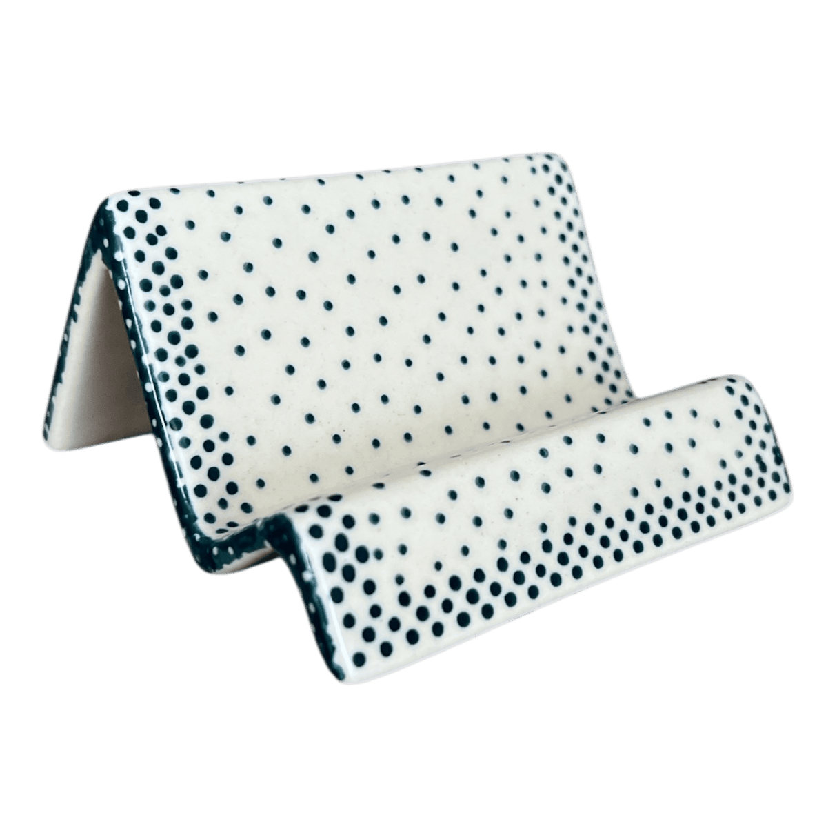 Stand, Card/Phone, 4" x 2" in "Misty Green" by Manufaktura | W049U-61Z