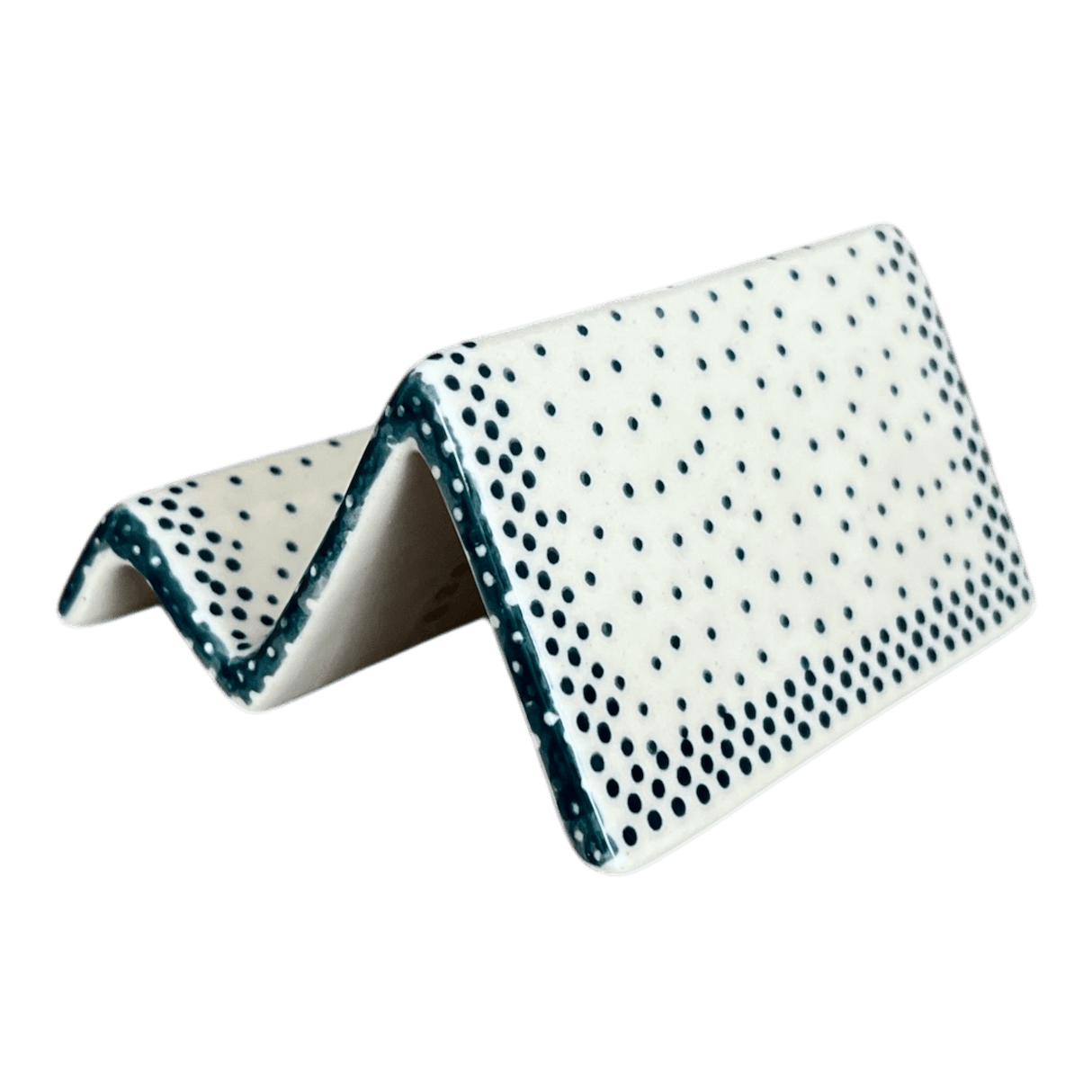 Stand, Card/Phone, 4" x 2" in "Misty Green" by Manufaktura | W049U-61Z