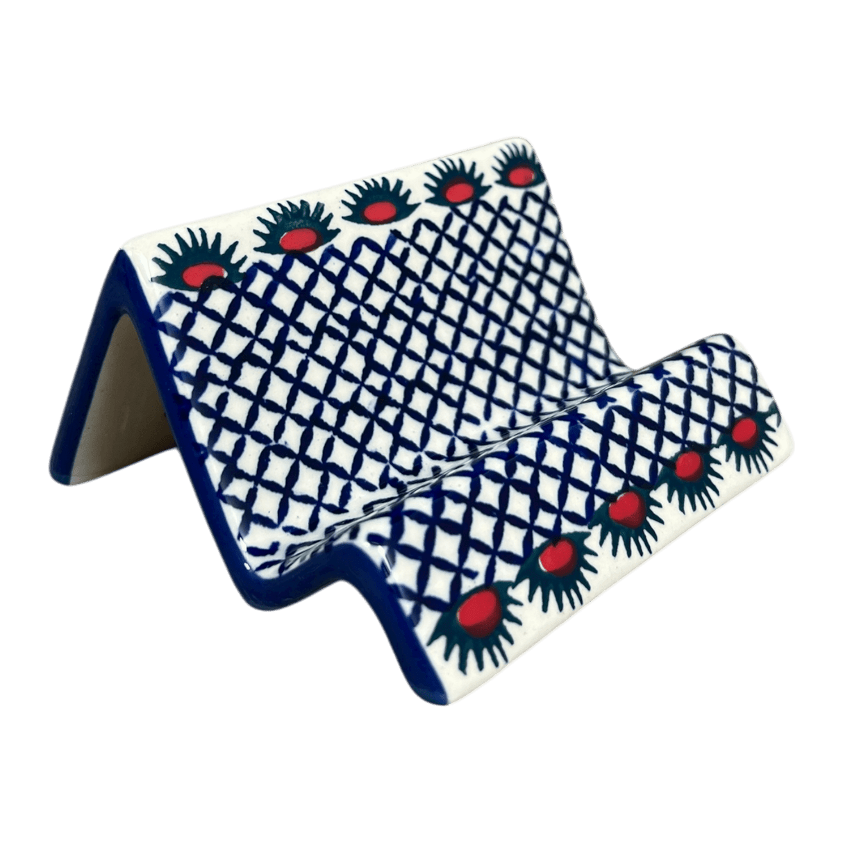 Stand, Card/Phone, 4" x 2" in "Scandinavian Scarlet" by Manufaktura | W049U-P295