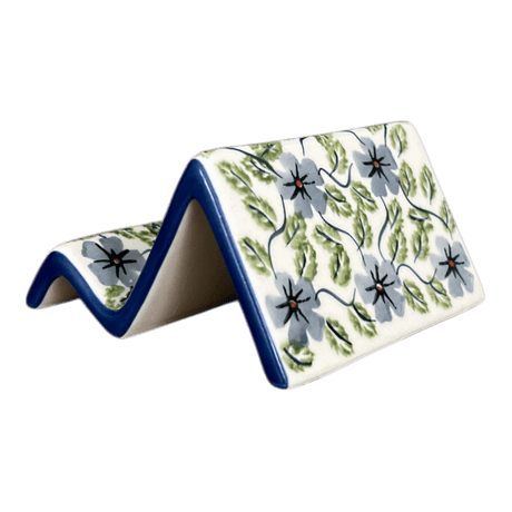 Stand, Card/Phone, 4" x 2" in "Periwinkle Vine" by Manufaktura | W049U-TAB1