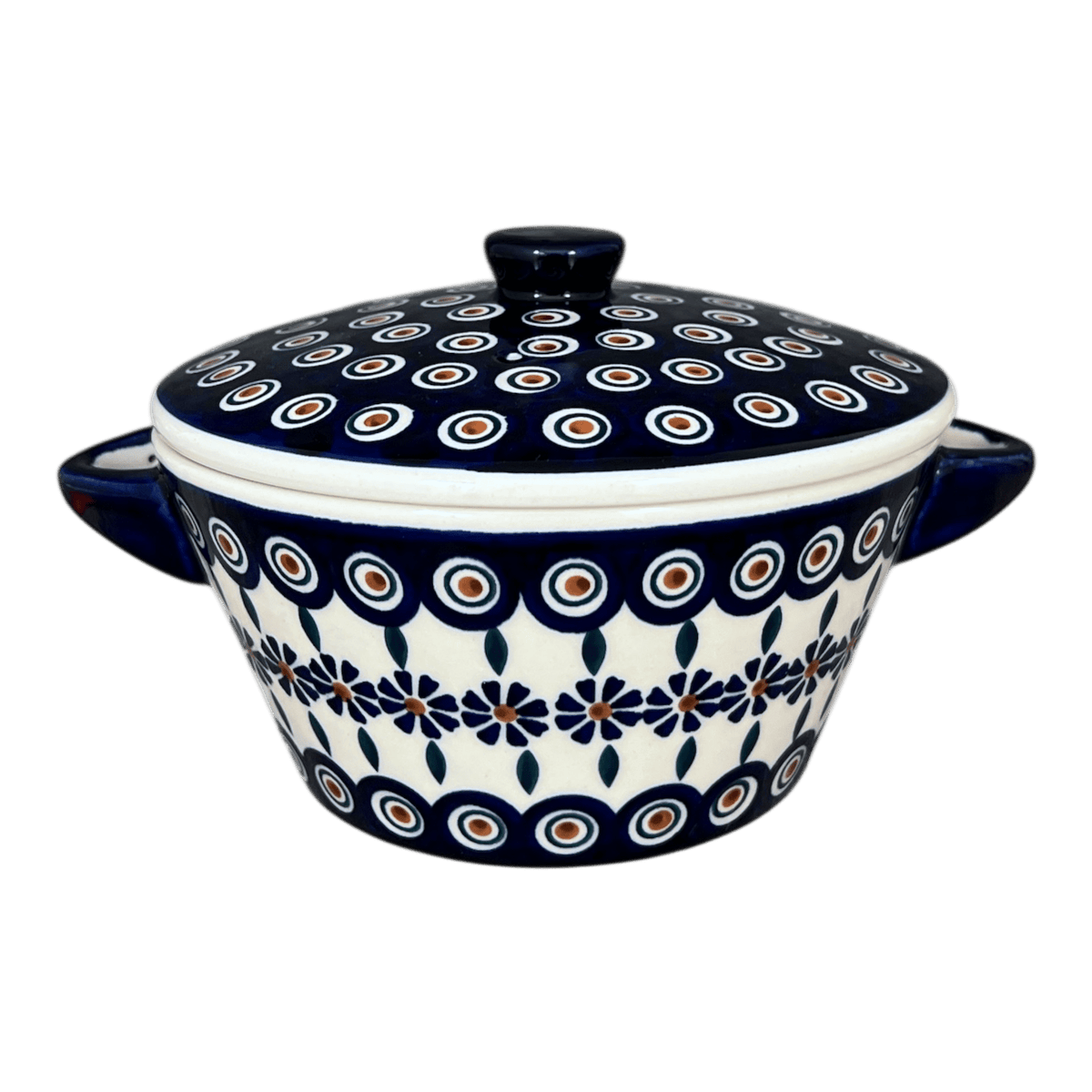 Soup Tureen, 1.25 Quart in "Floral Peacock" by Manufaktura | W052T-54KK