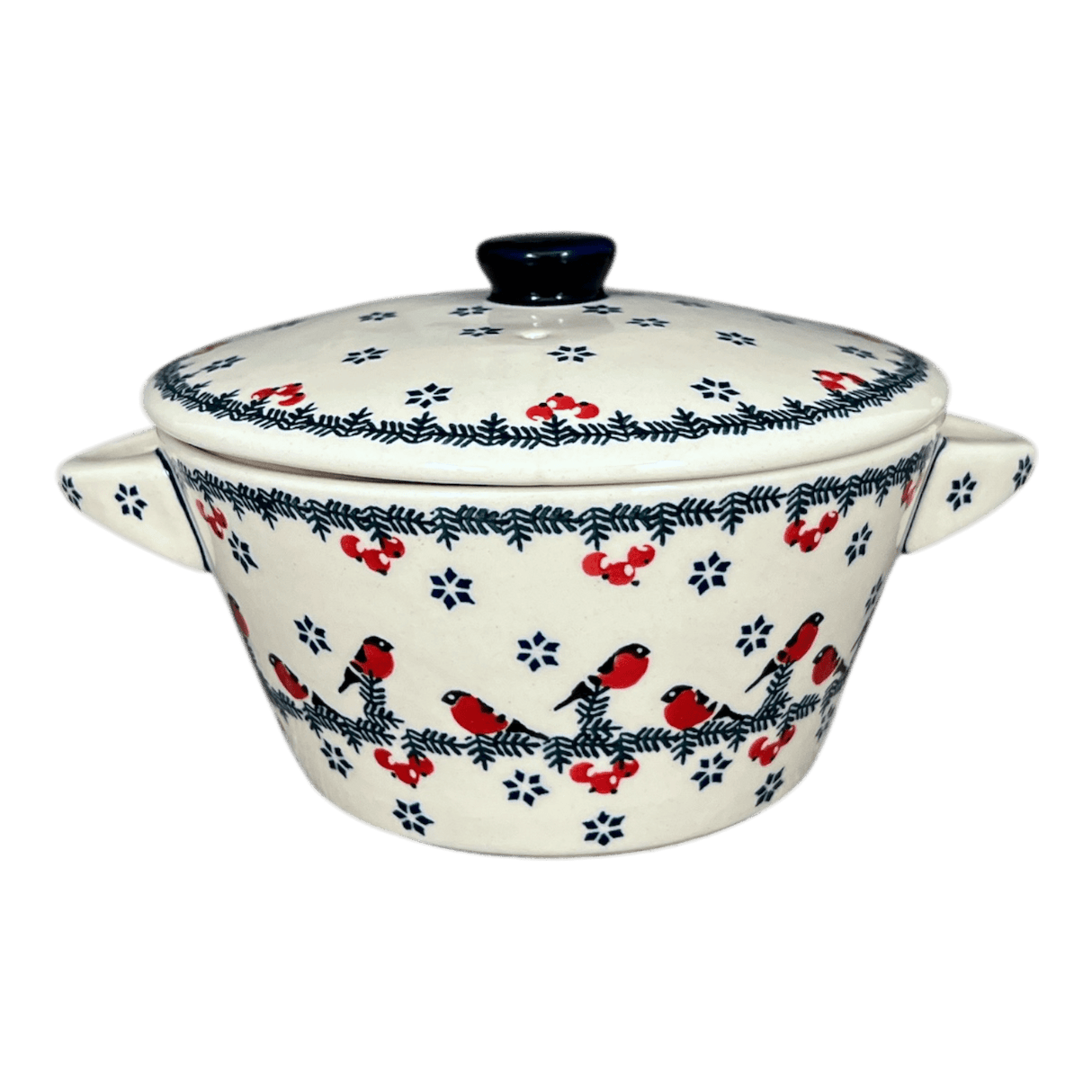 Soup Tureen, 1.25 Quart in "Red Bird" by Manufaktura | W052T-GILE