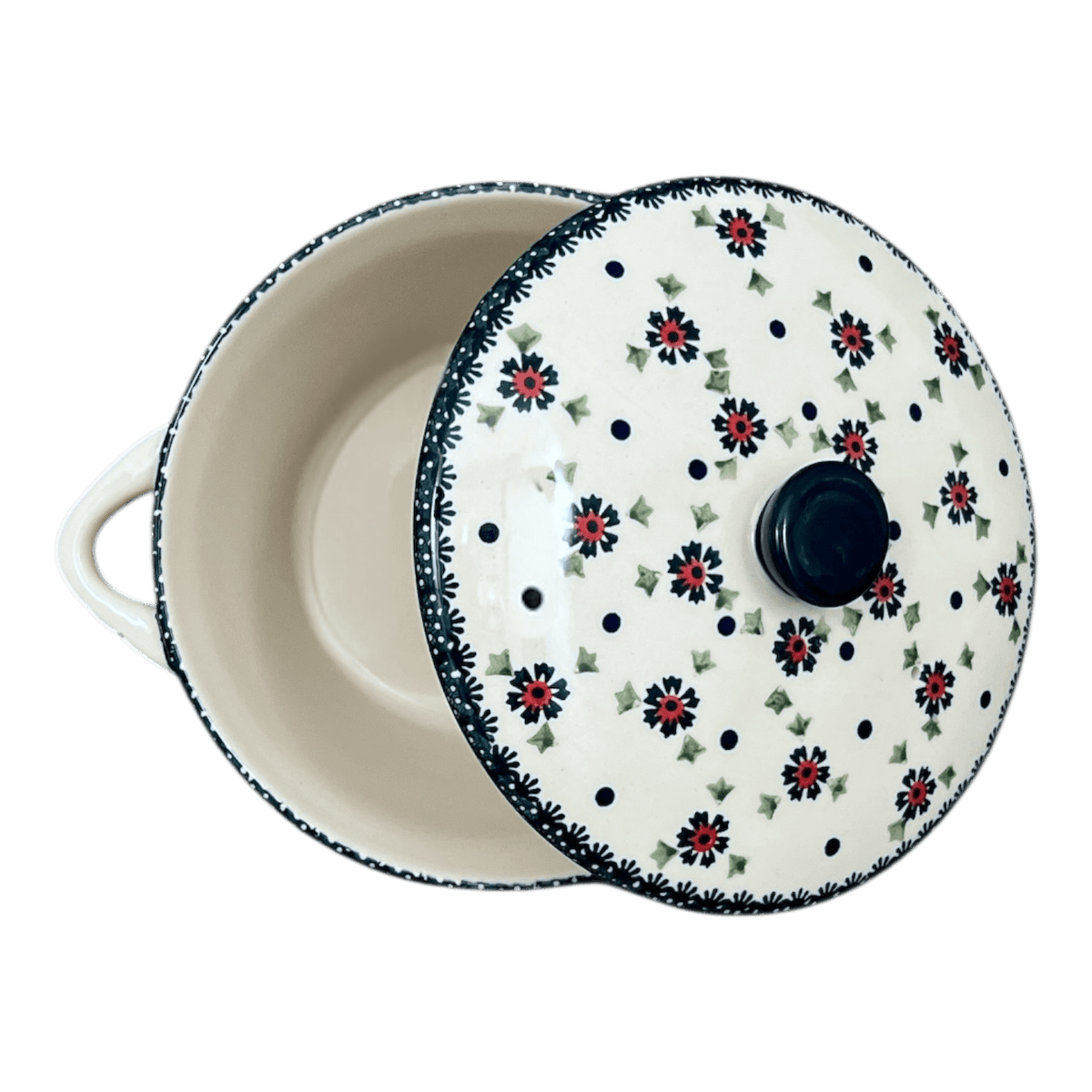 Soup Tureen, 1.25 Quart in "Lady Bugs" by Manufaktura | W052T-IF45