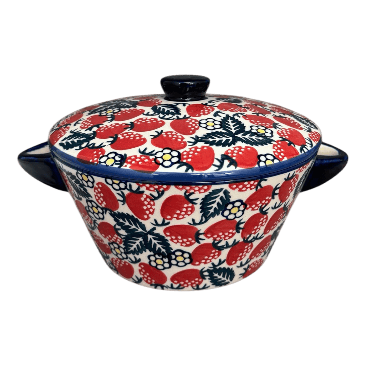 Soup Tureen, 1.25 Quart in "Strawberry Fields" by Manufaktura | W052U-AS59