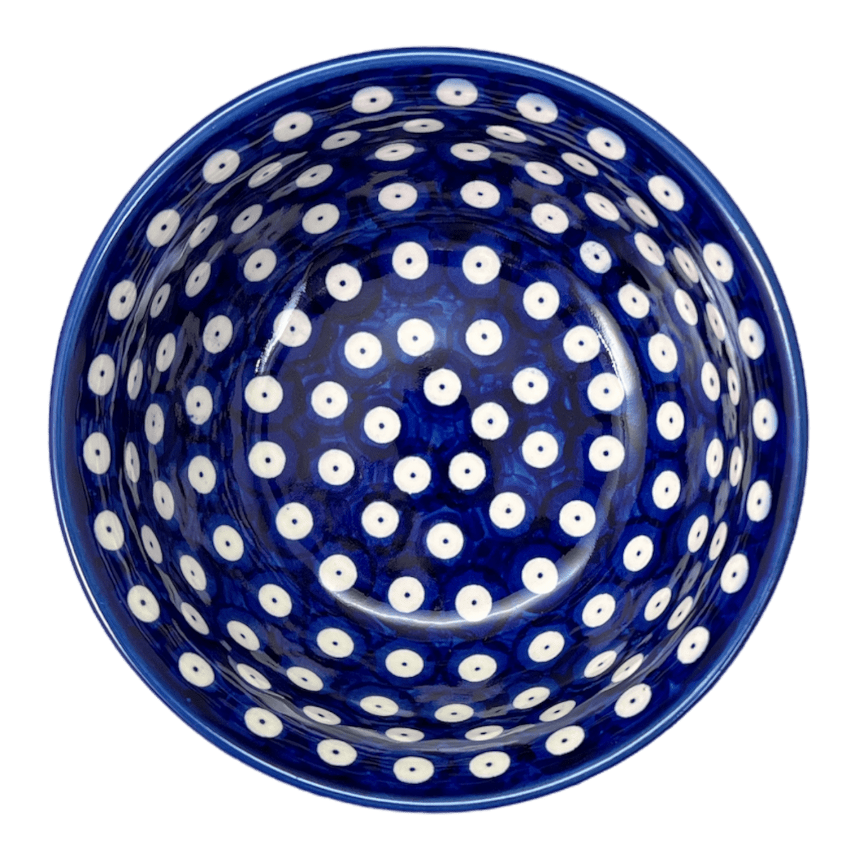 Bowl, Round, 6", WR (WR12B) in "Dot to Dot" by W.R. Ceramika | WR12B-SM2