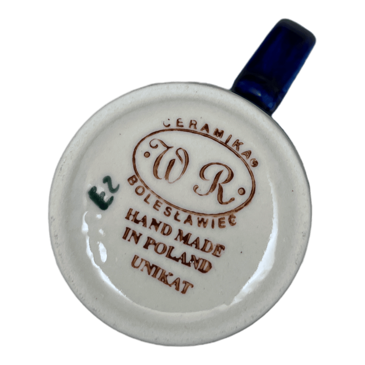 Mug, Straight Mug, 8 oz, WR (WR14A) in "Pansy Storm" by W.R. Ceramika | WR14A-EZ3