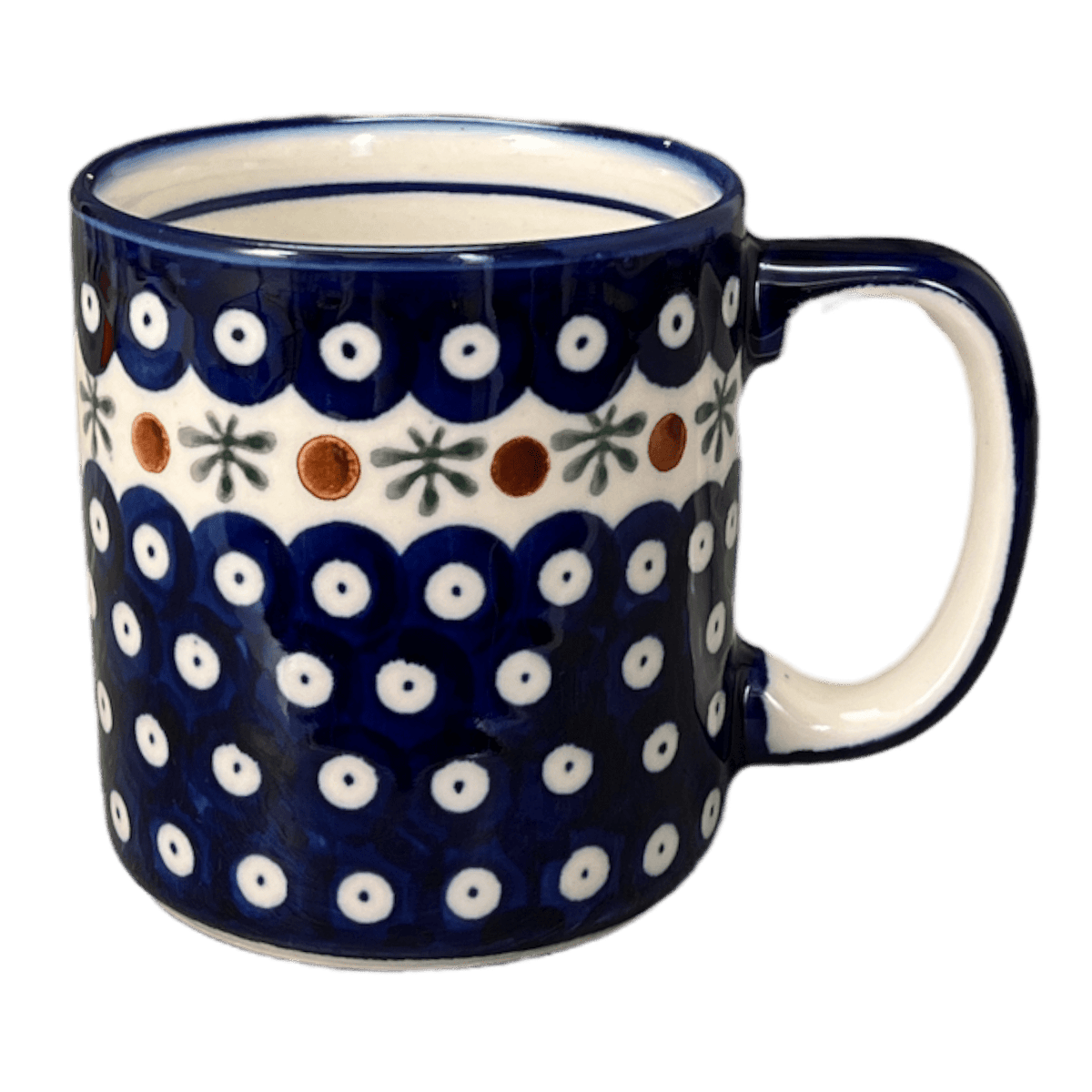 Mug, Straight Mug, 12 oz, WR (WR14E) in "Mosquito" by W.R. Ceramika | WR14E-SM3