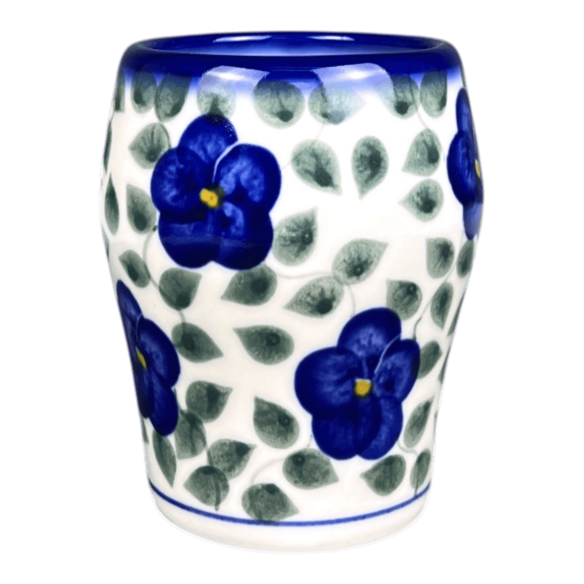 Wine Cup, 6 oz, WR (WR14K) in "Pansy Storm" by W.R. Ceramika | WR14K-EZ3