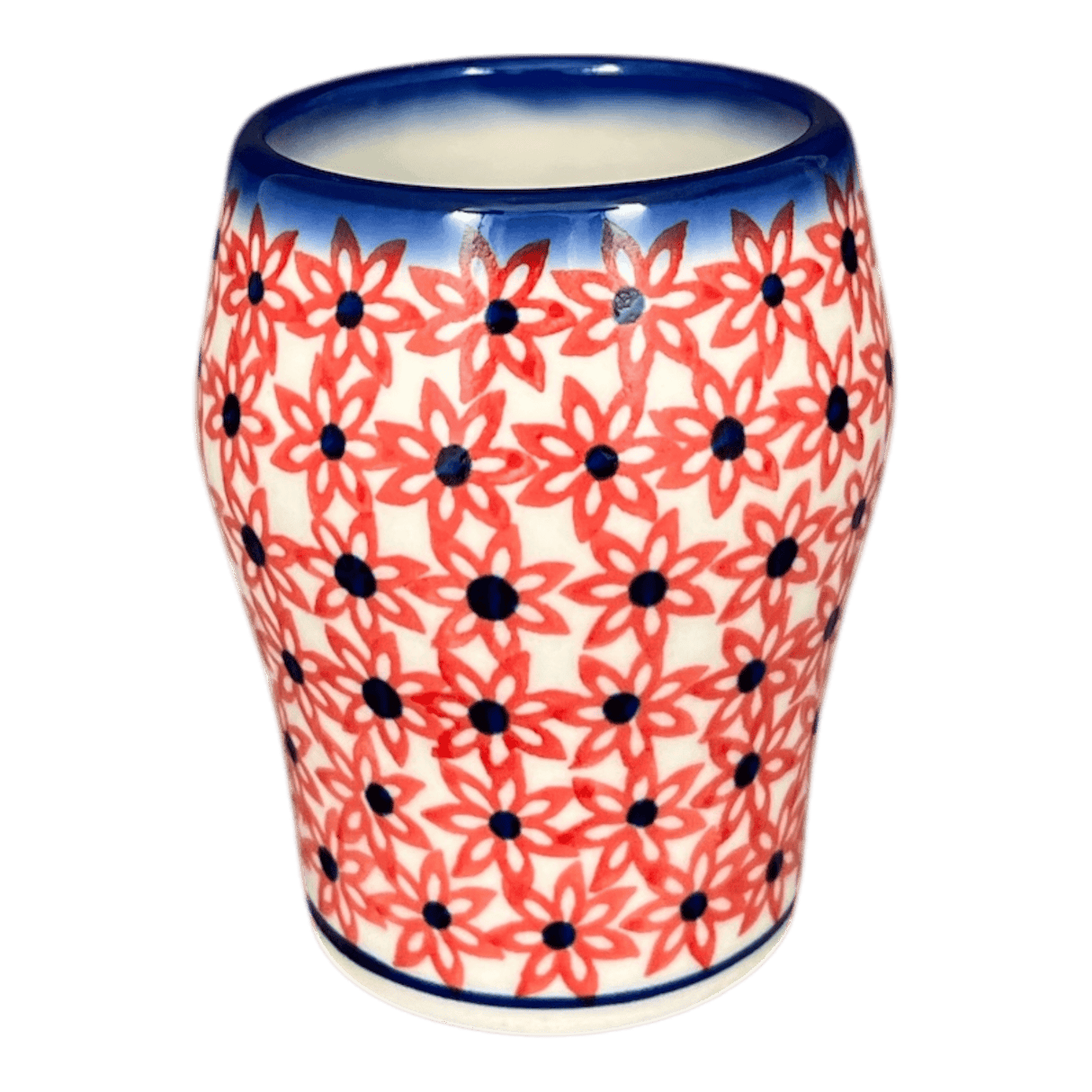 Wine Cup, 6 oz, WR (WR14K) in "Blazing Starflower" by W.R. Ceramika | WR14K-WR25