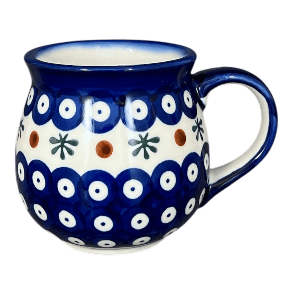 Mug, Belly Mug, 10 oz. Medium, WR (WR14T) in "Mosquito" by W.R. Ceramika | WR14T-SM3