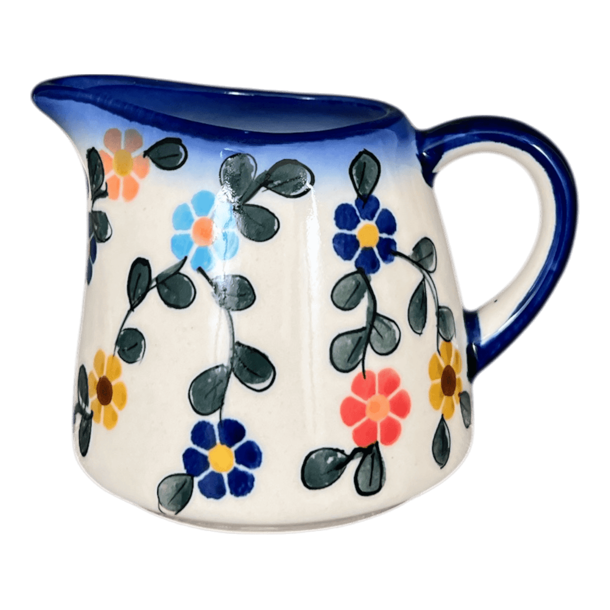 Creamer Bell, 3.25", WR (WR16A) in "Rainbow Shower" by W.R. Ceramika | WR16A-NP18