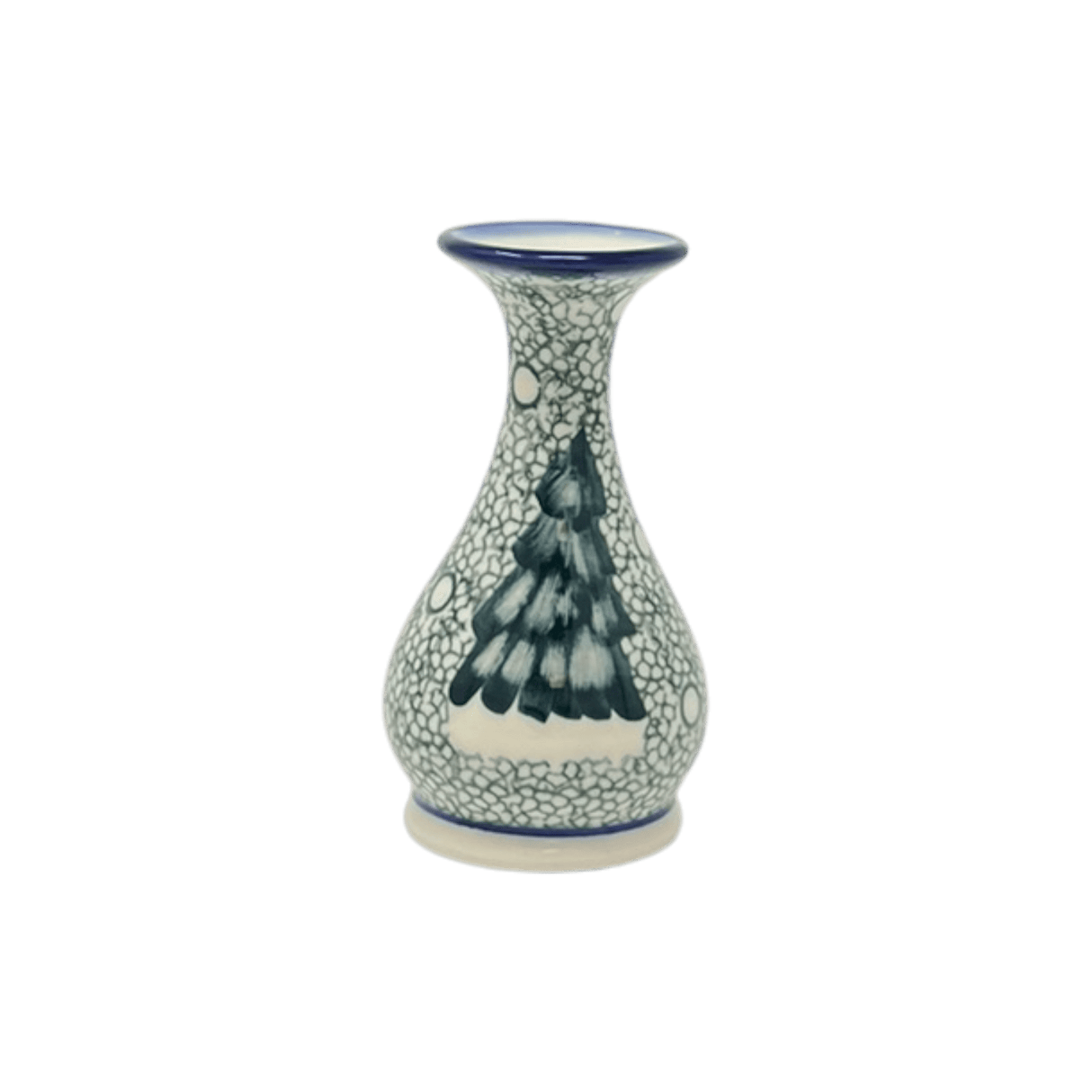 Vase, 4.5", WR (WR302) in "Winter Cabin" by W.R. Ceramika | WR302-AB1