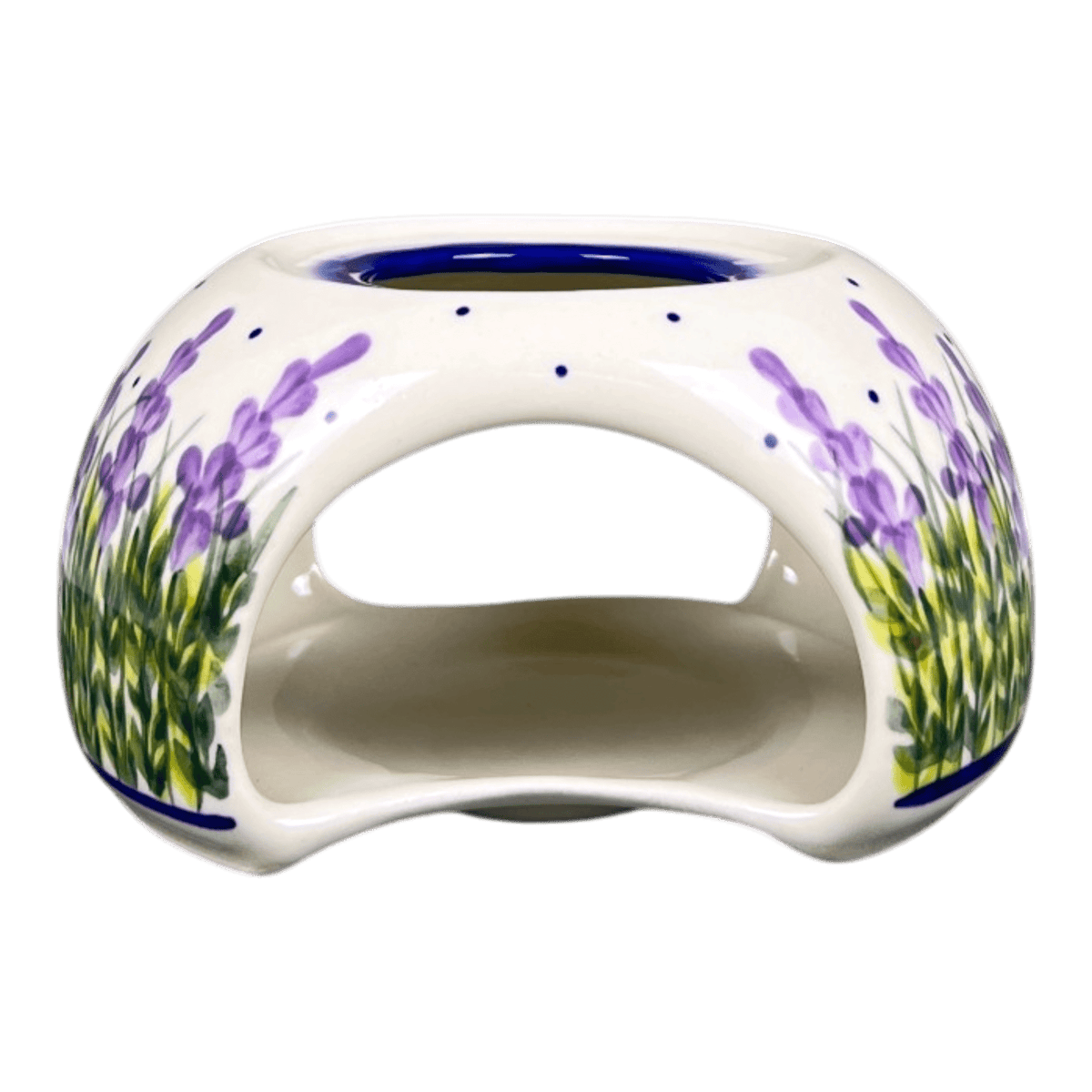 Heater/Warmer, 5.75", WR (WR36B) in "Lavender Fields" by W.R. Ceramika | WR36B-BW4