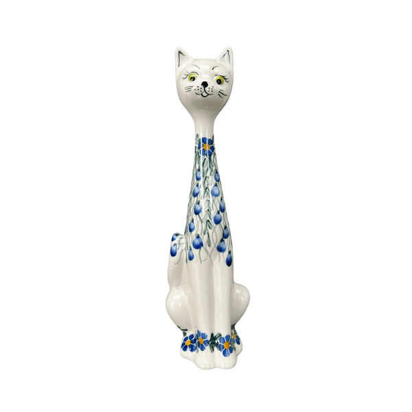 Figurine, Tall Cat, 12.5", WR (WR40A) The Polish Pottery Outlet