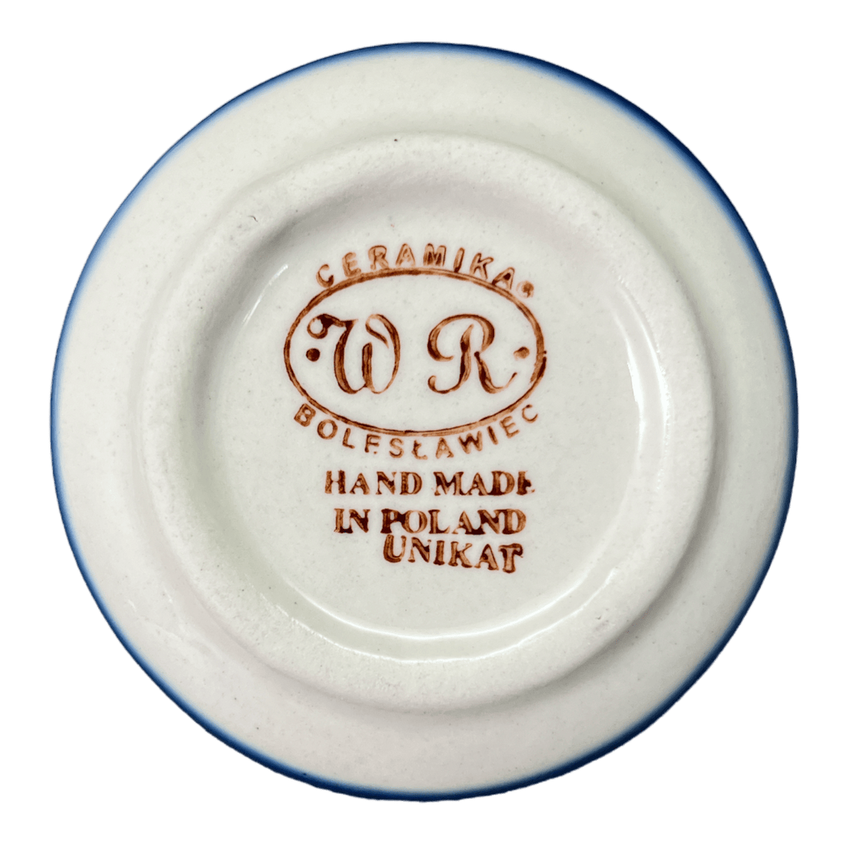 Luminary, Christmas Tree, 5", WR (WR44A) in "Modern Blue Cascade" by W.R. Ceramika | WR44A-GP1