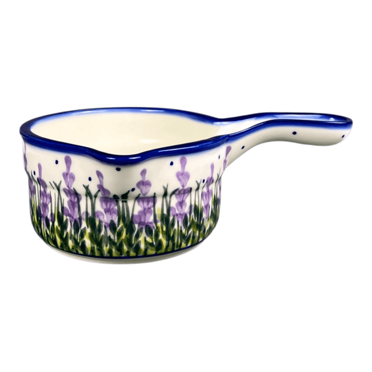 Server, Sauce, 12oz, WR, (WR50B) in "Lavender Fields" by W.R. Ceramika | WR50B-BW4