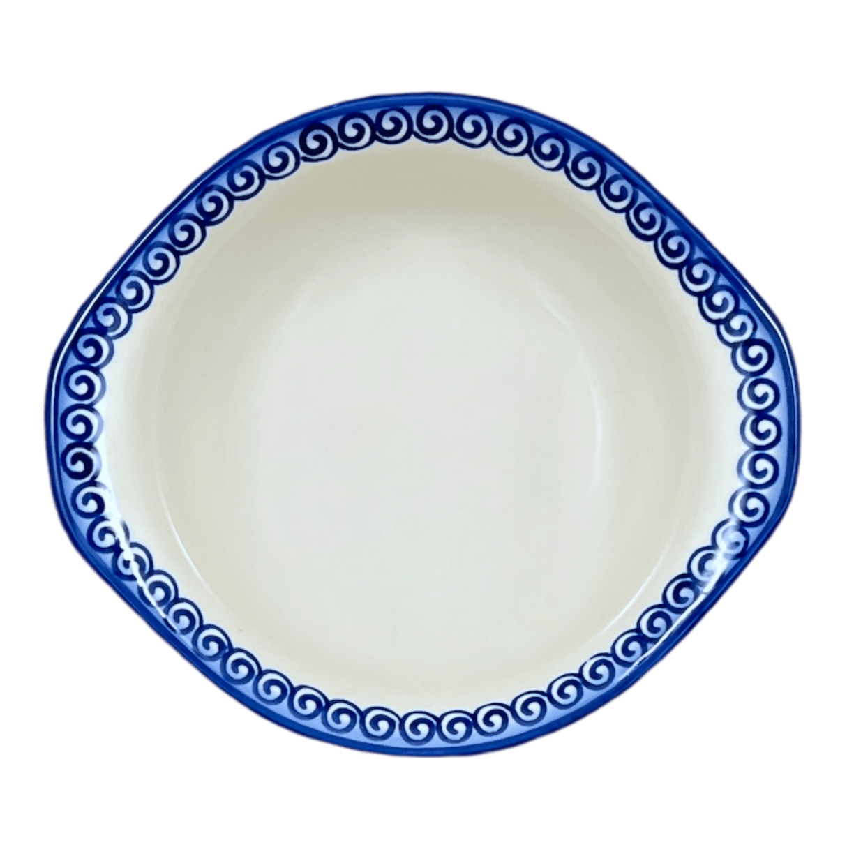 Bowl, Round, Soup, 7.25" x 6.25", WR (WR51B) in "Greek Columns" by W.R. Ceramika | WR51B-NP20