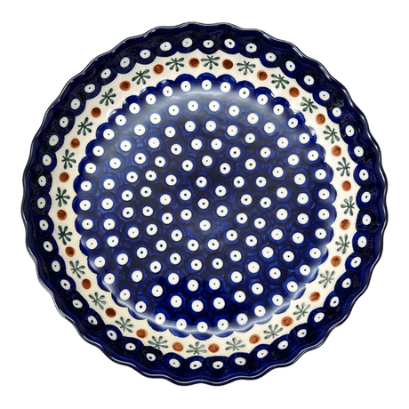 Pan, Tart, 9.8", WR (WR52D) in "Mosquito" by W.R. Ceramika | WR52D-SM3