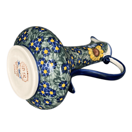 Pitcher, Lotos, 0.8 Liter, WR (WR7E) in "Bed of Blossoms" by W.R. Ceramika | WR7E-KG2