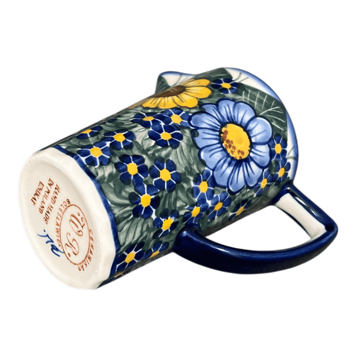 Pitcher, 14 oz, WR (WR7K) in "Bed of Blossoms" by W.R. Ceramika | WR7K-KG2