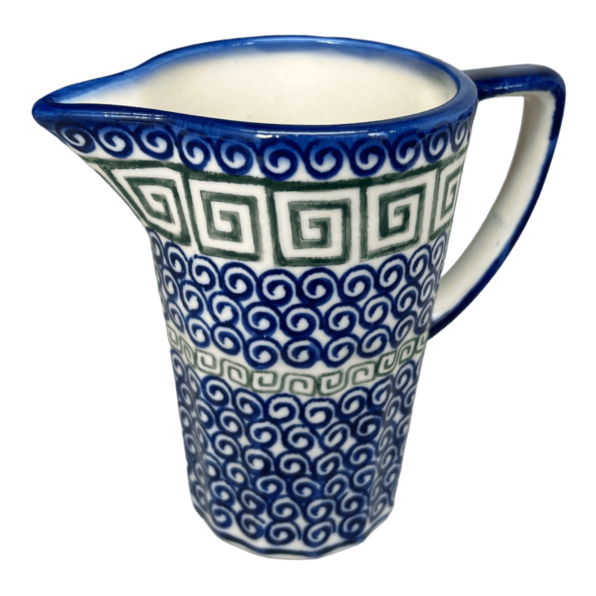 Pitcher, 14 oz, WR (WR7K) in "Greek Columns" by W.R. Ceramika | WR7K-NP20