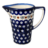 Polish Pottery 14 oz. Pitcher (Mosquito) | WR7K-SM3 at PolishPotteryOutlet.com