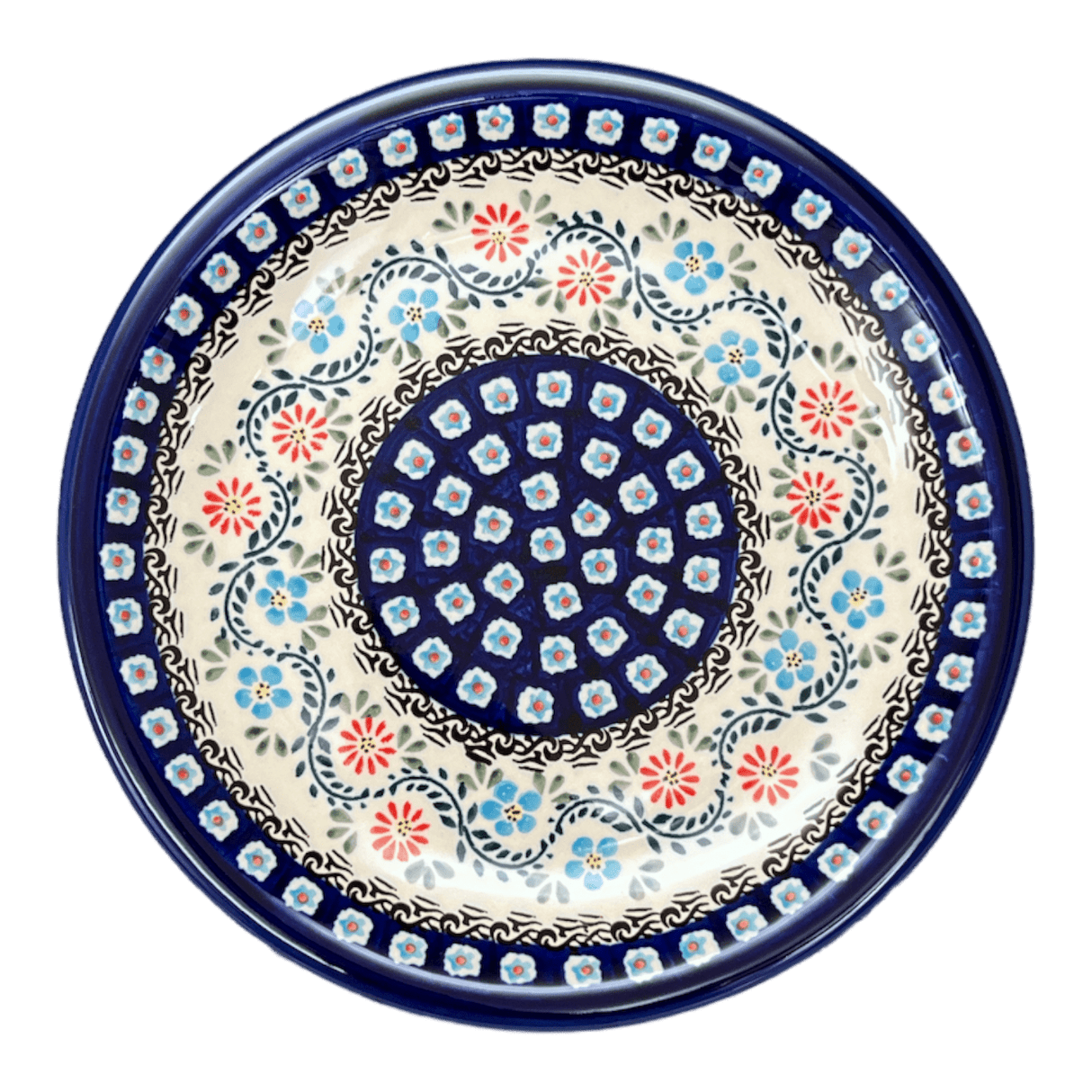 Plate, Round, 9.5" in "Climbing Aster" by Zaklady | Y1001-A1145A