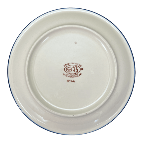 Plate, Round, 9.5" in "Swirling Flowers" by Zaklady | Y1001-A1197A