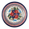 Polish Pottery Zaklady 9.5" Plate (Butterfly Bouquet) | Y1001-ART149 at PolishPotteryOutlet.com