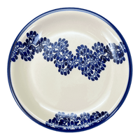 A picture of a Polish Pottery Zaklady 9.5" Plate (Blue Floral Vines) | Y1001-D1210A as shown at PolishPotteryOutlet.com/products/zaklady-9-5-plate-blue-floral-vines-y1001-d1210a-2