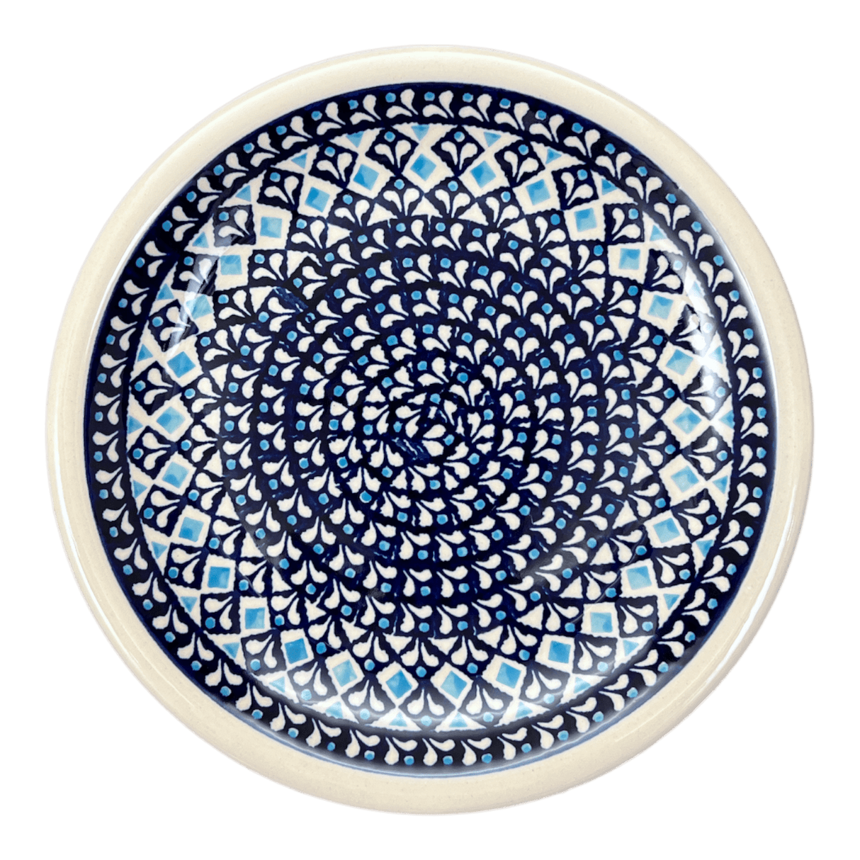 Plate, Round, 9.5" in "Mosaic Blues" by Zaklady | Y1001-D910