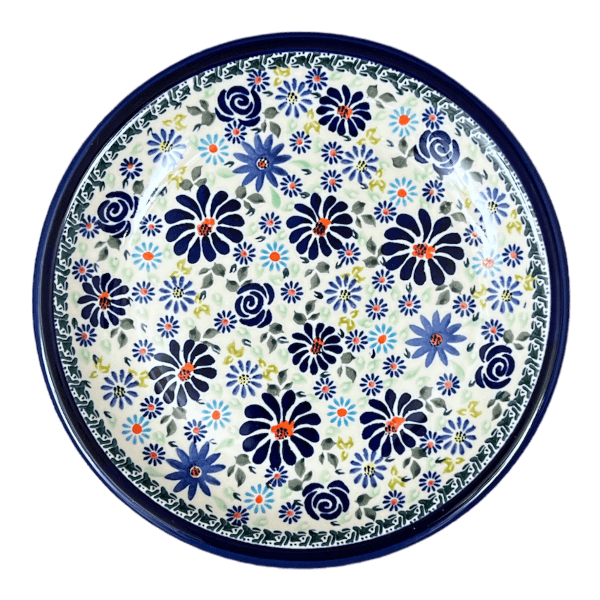 Plate, Round, 9.5" in "Floral Explosion" by Zaklady | Y1001-DU126