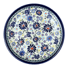 Polish Pottery Zaklady 9.5" Plate (Floral Explosion) | Y1001-DU126 at PolishPotteryOutlet.com